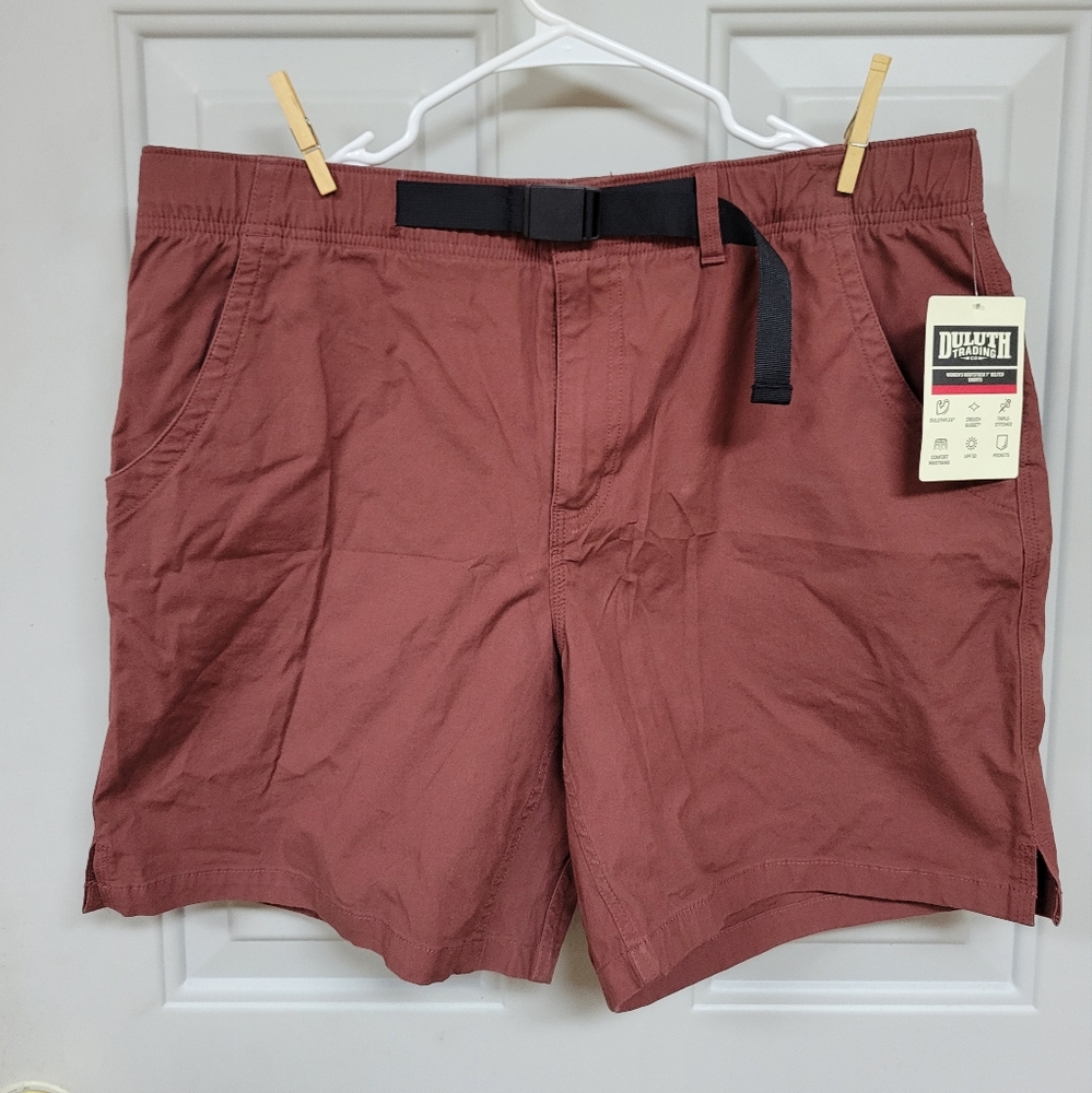 Duluth Trading Co. Women's Rootstock 7" Belted Shorts